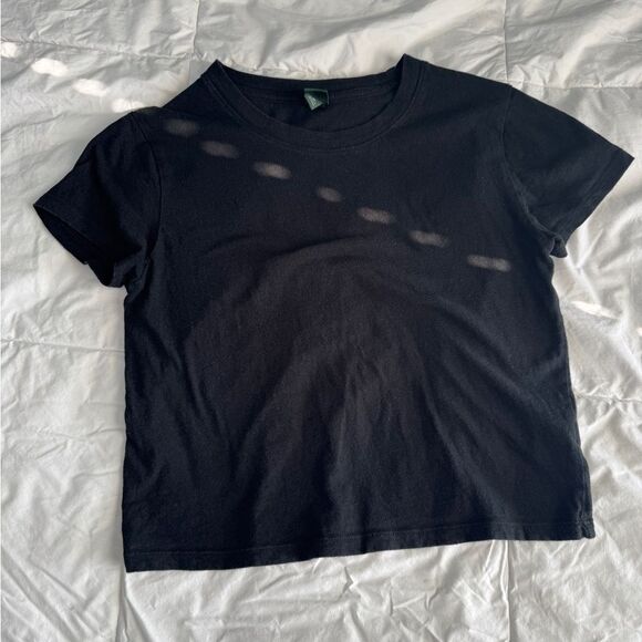 wild fable Tops - Wild Fable Black Cropped T-Shirt XS